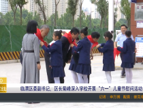 【渭南教育】临渭区委副书记、区长菊峰深入学校开展“六一”儿童节慰问活动