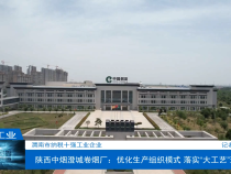 【渭南工信】陕西中烟澄城卷烟厂：优化生产组织模式 落实“大工艺”理念