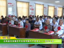 合阳县百良镇召开庆祝中国共产党成立102周年大会