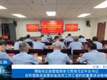 【渭南应急】渭南市应急管理局学习贯彻习近平总书记在听取陕西省委和省政府工作汇报时的重要讲话精神