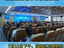 临渭区卫健系统召开国家卫生城市工作推进会