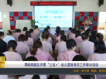 【渭南教育】渭南高新区开展“三名+”幼儿园保育员工作研训活动