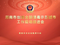 渭南市创建全国禁毒示范城市工作现场推进会在临渭区召开