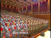 男儿当报国  临渭区415名新兵应征入伍