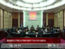 渭南高新区召开整治农村集体资源资产资金专项行动推进会