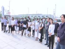 渭南市文化艺术中心来渭南经开区调研