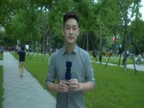 夜幕下的渭南尽显运动之美