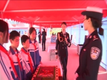 渭南交警美丽乡村行交通安全体验营——汽车盲区要远离