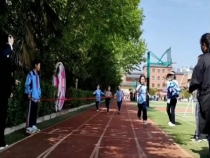 临渭区胜利小学举行第五届春季田径运动会