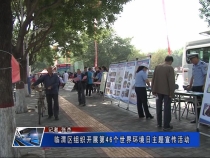临渭区组织开展第46个世界环境日主题宣传活动
