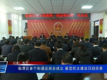 临渭区首个街道议政会成立 基层民主建设日趋完善