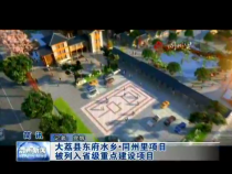 大荔县东府水乡·同州里项目被列入省级重点建设项目