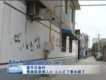 富平庄南村：修路就是修人心 人心正了事也顺了