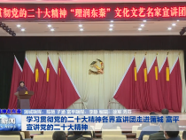 学习贯彻党的二十大精神各界宣讲团走进蒲城 富平宣讲党的二十大精神